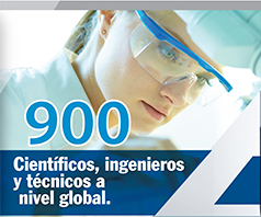 900 Científicos, ingenieros y técnicos a nivel global
