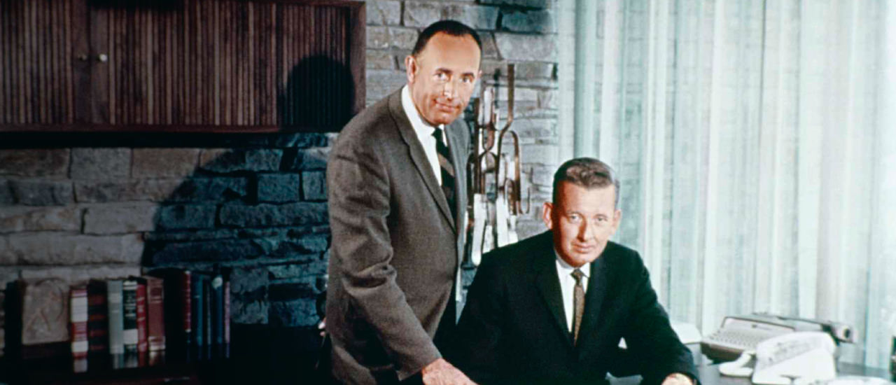 Rich DeVos and Jay Van Andel en la década de 1960.